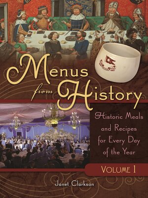 cover image of Menus from History